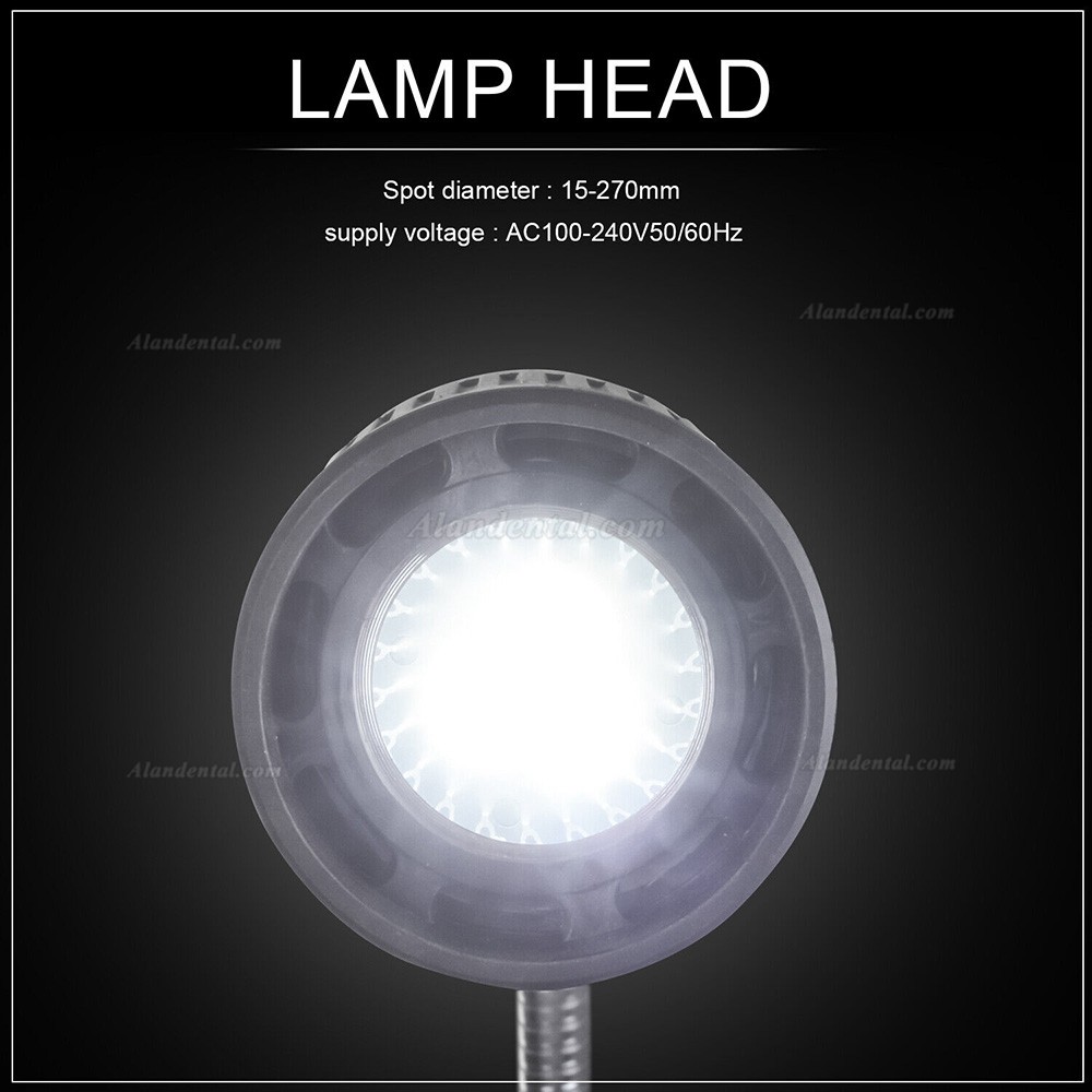 35W Dental Medical Floorstanding Exam Lamp Halogen Shadowless Examination Light